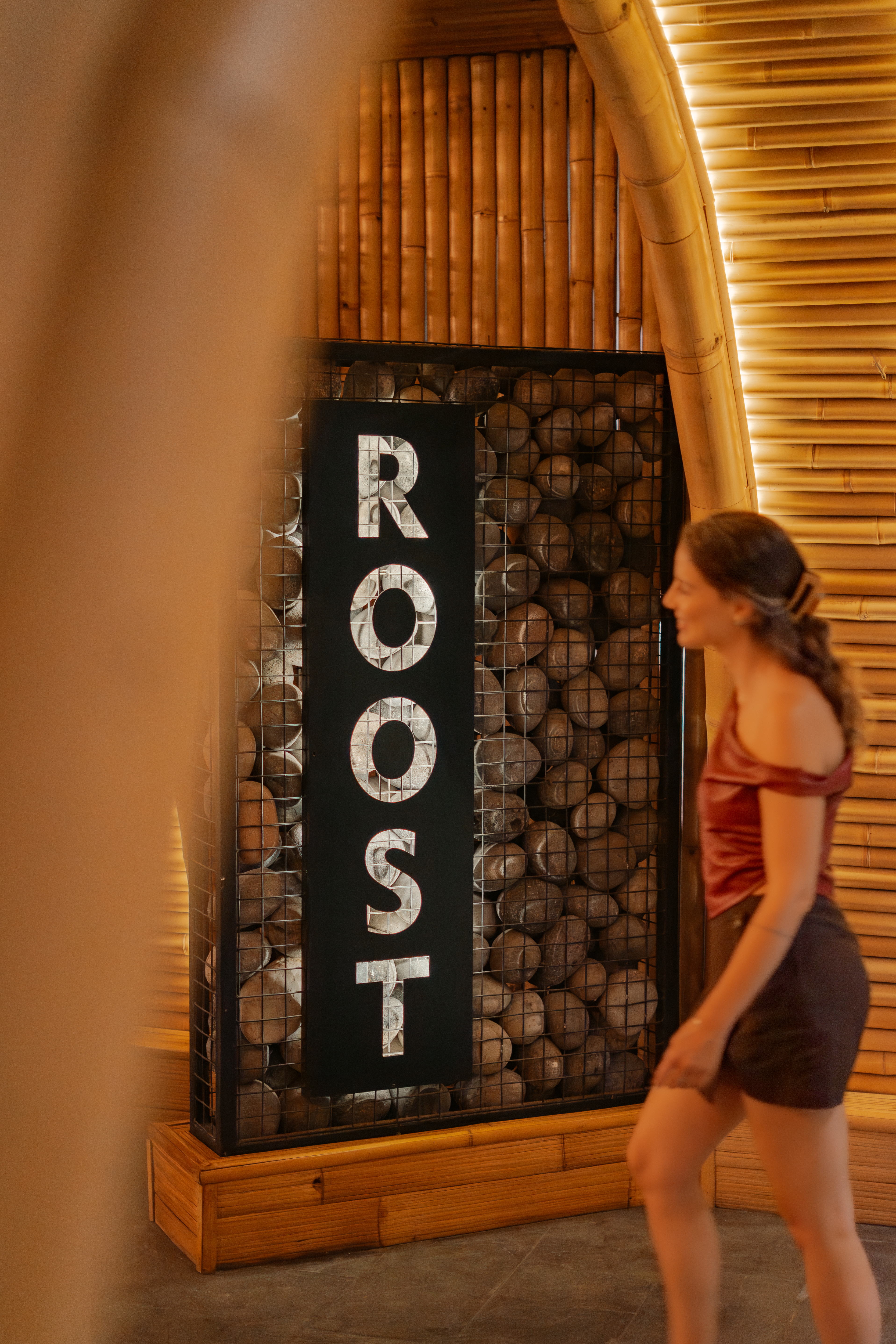 Roost Roofscape at Night